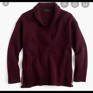 JCrew Collection Bonded Shawl Popover Sweater
